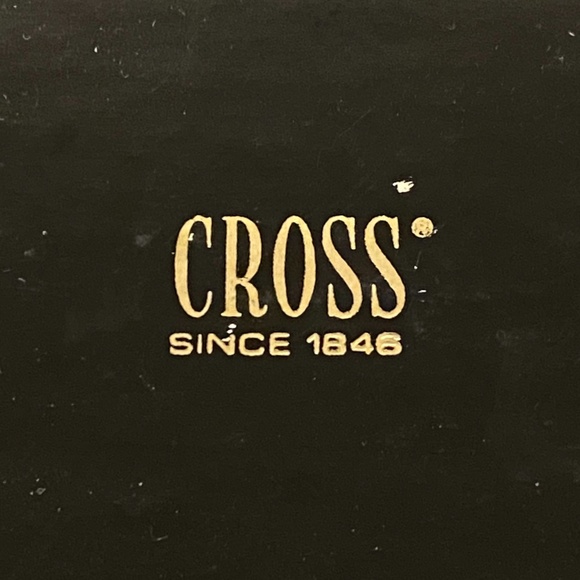 12K GOLD CROSS Pen & Pencil Set NEW VINTAGE in Box - Picture 2 of 11